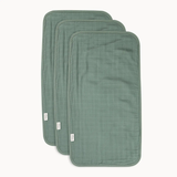 Natemia® Premium Ultra Soft Muslin Bamboo Burp Cloths - 3 Pack