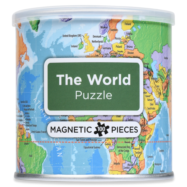 Geotoys® Magnetic Puzzle - The World