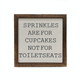 Driftless Studios® Inset Wooden Box Sign - Sprinkles