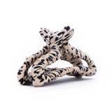 Kitsch® Satin Wrapped Claw Clip - Leopard