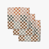 Geometry House® Kitchen Dishcloth Set - Autumn Checkers