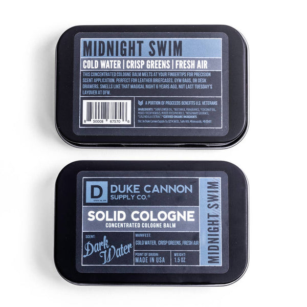 Duke Cannon® Solid Cologne - Midnight Swim
