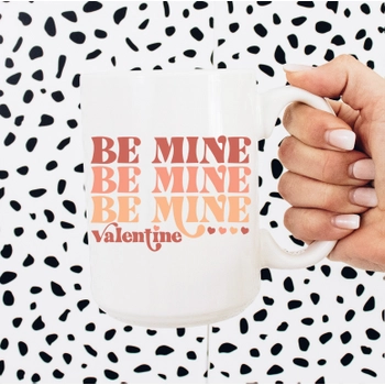 Sweet Mint® 15oz Ceramic Mug - Be Mine Valentine