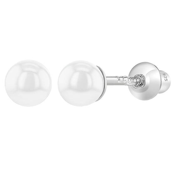 In Season® Sterling Silver Stud Screw Back Earrings