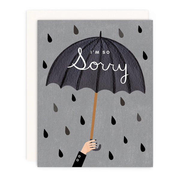Girl with Knife® Card -Im So Sorry Greeting Card