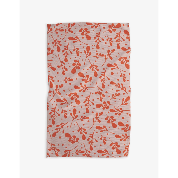 Geometry House® Kitchen Dish Tea Towel - Raking Red