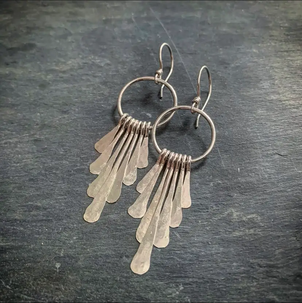 RH Metalsmith® Sterling Silver Small Fringe Earrings