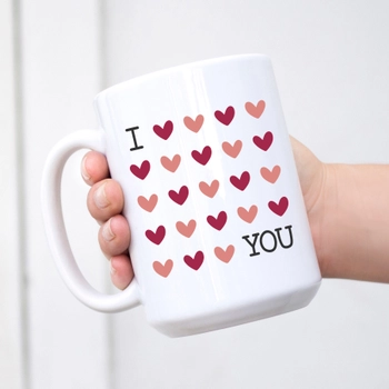 Sweet Mint® 15oz Ceramic Mug - I ♥️ You