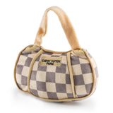 Haute Diggity Dog® Chewy Vuiton Checker Handbag Squeaker Toy