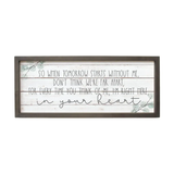 Sincere Surroundings® Wooden Pallet Sign- Think of Me