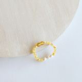 Canyon Leaf™ Baltic Amber + Pearl Teething Jewelry