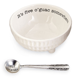 Mud Pie® Ceramic Guacamole Dip Cup Set
