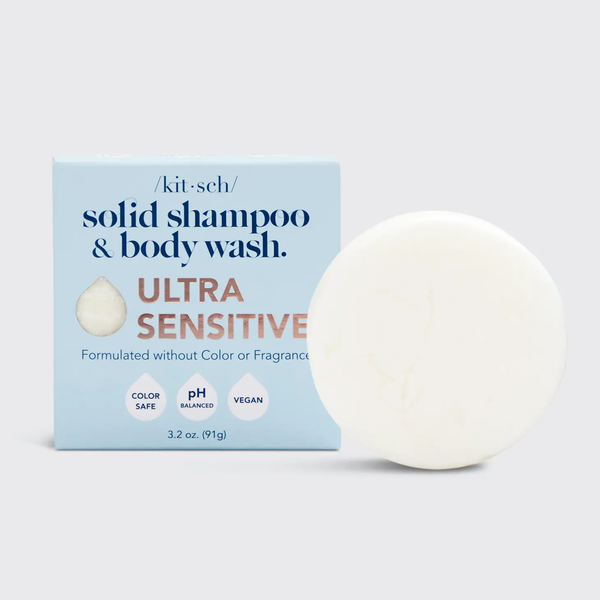 Kitsch® Ultra Sensitive Solid Shampoo & Body Wash Bar