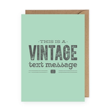Anastasia Co® Card - Vintage Text Message