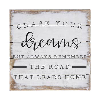 Sincere Surroundings® Wooden Pallet Sign - Chase Your Dreams