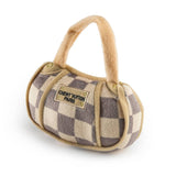 Haute Diggity Dog® Chewy Vuiton Checker Handbag Squeaker Toy