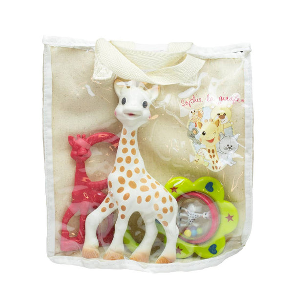 Sophie la Girafe® So' Pure Natural Rubber Teether Gift Bag