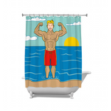 Big Mouth® In the Buff Shower Curtain