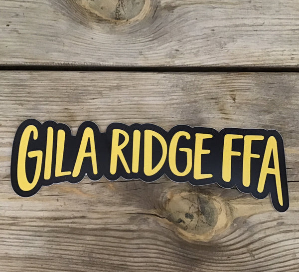 Gila Ridge FFA Vinyl Bumper Sticker - Gila Ridge FFA