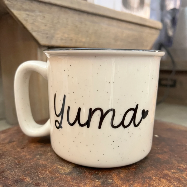 Yuma Roots™ Yuma ♥️ Ceramic Camper Style Mug 18oz