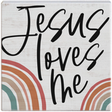 Sincere Surroundings® Talking Square- Jesus Loves Me
