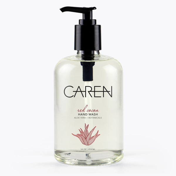 Caren® Hand Wash 14oz Glass Bottle