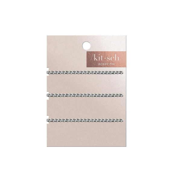 Kitsch® Rhinestone Metal Bobby Pins