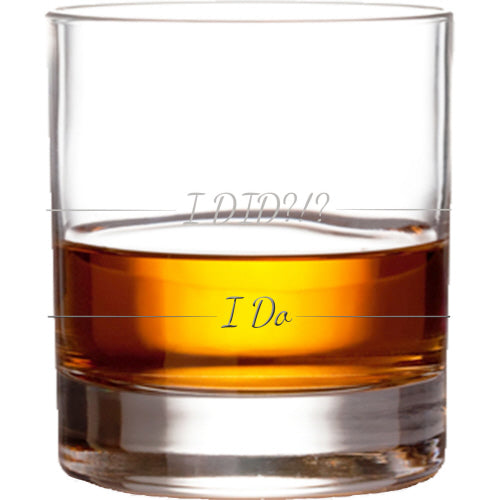 Pourtions™ Wedding Whiskey Glass